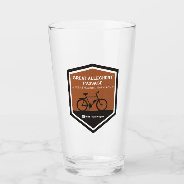 Great Allegheny Passage Glass (Front)