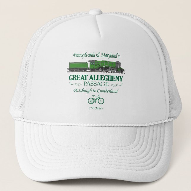 Great Allegheny Passage (RT2) Trucker Hat (Front)