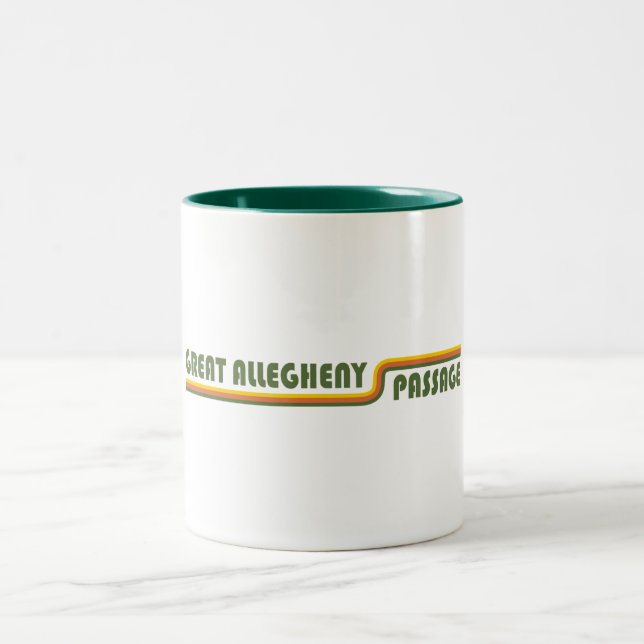 Great Allegheny Passage Two-Tone Coffee Mug (Center)