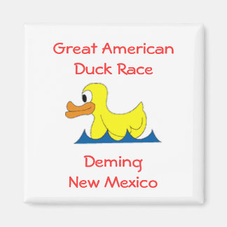 Great American Duck  Race Magnet