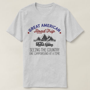 Great American Road Trip T-shirt, RV Camping Shirt