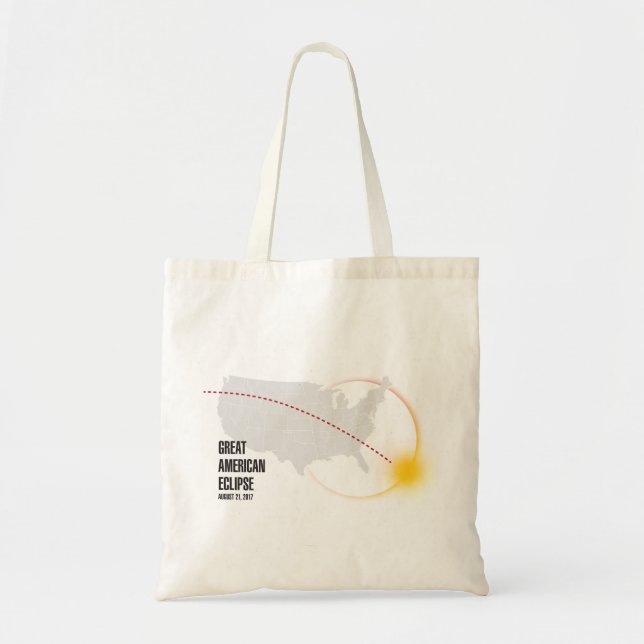 Great American Solar Eclipse 2017 Tote Bag (Front)