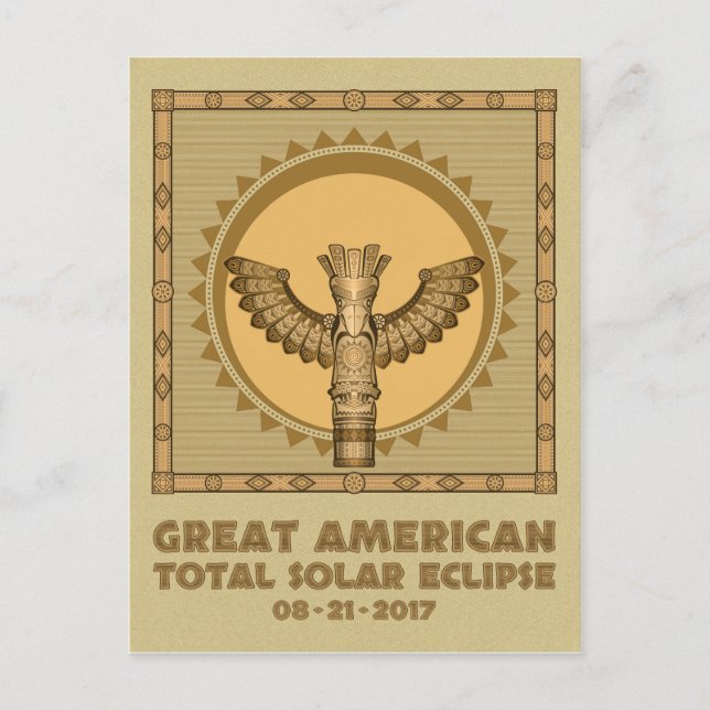 Great American Total Solar Eclipse - 2017 Postcard (Front)