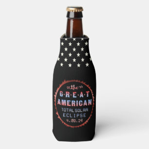 Great American Total Solar Eclipse April 8th 2024 Bottle Cooler