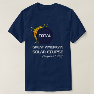 Great American Total Solar Eclipse customisable T-Shirt