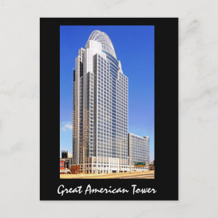 Great American Tower at the Queen City Postcard