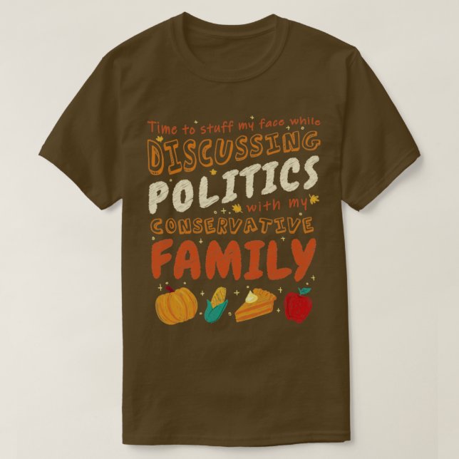 Great AntiThanksgiving T-Shirt (Design Front)