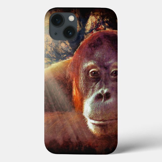 Great Ape Orangutan Wildlife Animal-Lovers Case-Mate iPhone Case (Back)