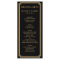 Great Art Deco Black Gold Wedding Menu Card