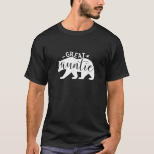 Great Aunt Auntie Bear Aunt Family Tee