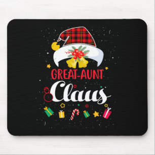 Great-aunt Claus Christmas Santa Hat Xmas Long Sle Mouse Mat