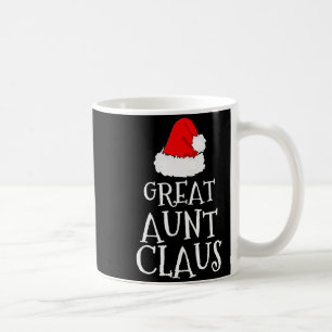 Great Aunt Claus Christmas Santa's Pajama Family M Coffee Mug
