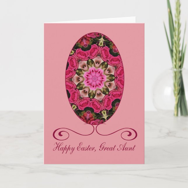 Great Aunt Happy Easter Holiday Card (Front)
