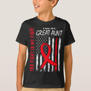 Great Aunt Heart Disease Awareness Month Products T-Shirt