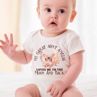 Great Aunt Loves me Baby Bodysuit