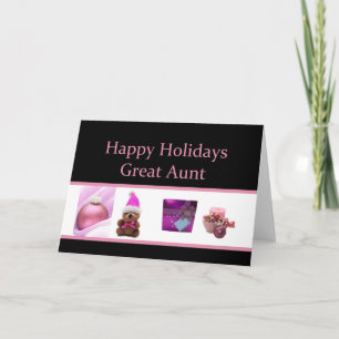Great Aunt Merry Christmas card