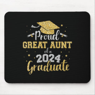Great Aunt Of Cl Of 2024 Graduate Senior Graduatio Mouse Mat