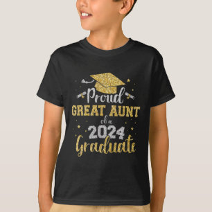 Great Aunt Of Cl Of 2024 Graduate Senior Graduatio T-Shirt