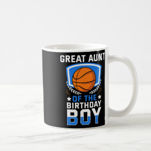 Great Aunt Of The Birthday Boy Sketll Family Coffee Mug