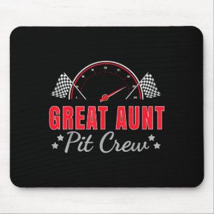 Great Aunt T Crew Race Car Driver Birthday Party R Mouse Mat
