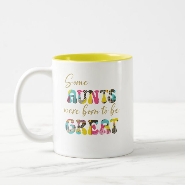 Great Aunt Two-Tone Coffee Mug (Left)