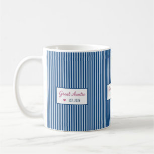 Great Auntie Est 2026 Mug Pregnancy Announcement