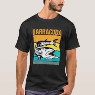 Great Barracuda Cuda Fishing Wildlife Saltwater Fi T-Shirt
