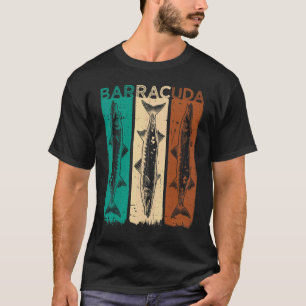 Great Barracuda Cuda Fishing Wildlife Saltwater Fi T-Shirt