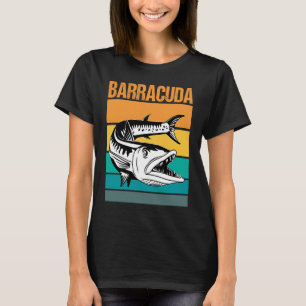 Great Barracuda Cuda Fishing Wildlife Saltwater Fi T-Shirt