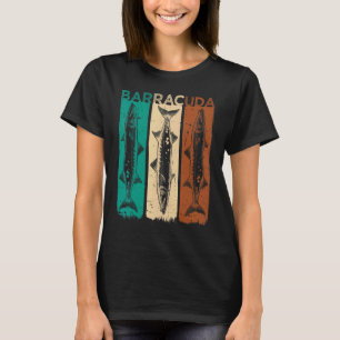 Great Barracuda Cuda Fishing Wildlife Saltwater Fi T-Shirt