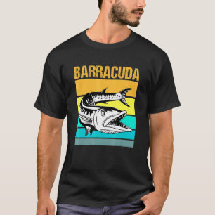 Great Barracuda Cuda Fishing Wildlife Saltwater Fi T-Shirt