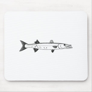 Great Barracuda Logo Mouse Mat