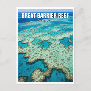 Great Barrier Reef Australia Travel Postcard