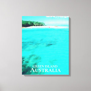 Great Barrier Reef Green Island Australia travel Canvas Print
