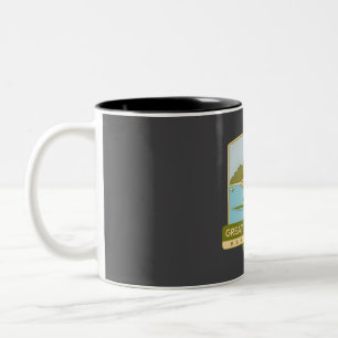 Great Barrier Reef Marine Park - Australia Two-Tone Coffee Mug