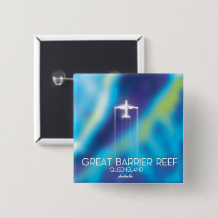 Great Barrier Reef,Queensland, Australia 15 Cm Square Badge