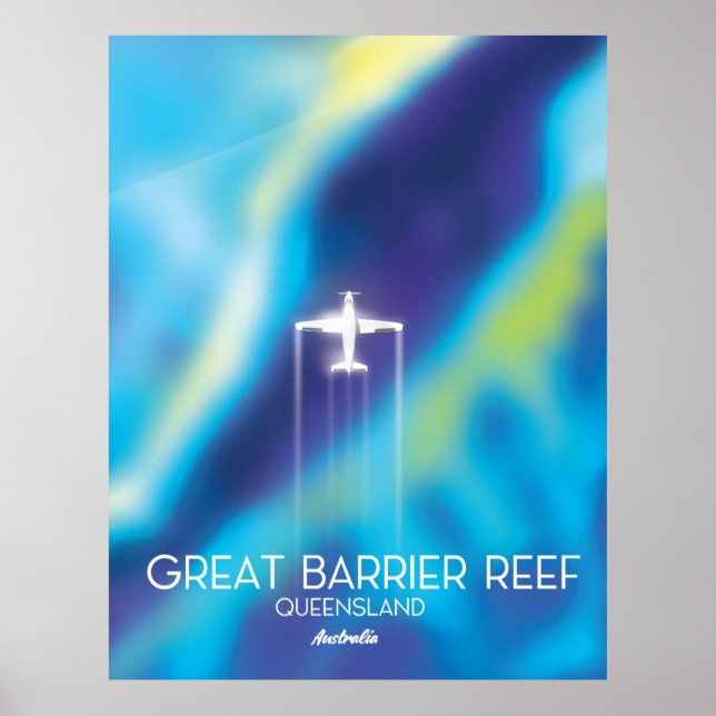 Great Barrier Reef,Queensland, Australia Poster (Front)