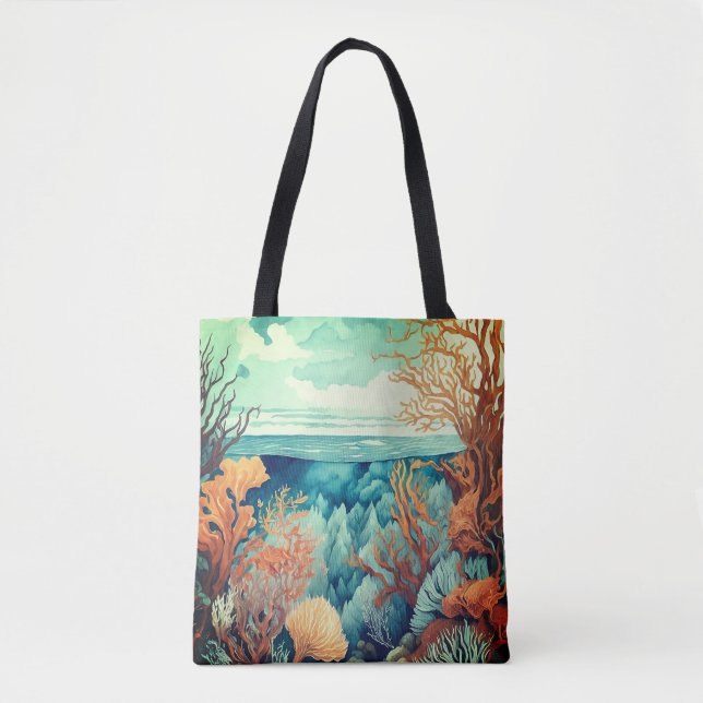 Great Barrier  Reef Tote Bag (Front)