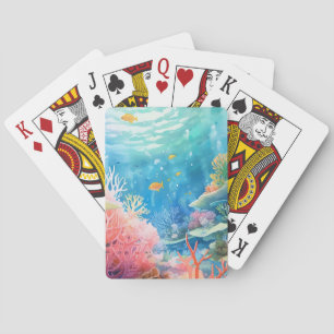 Great Barrier Reef Watercolor Playing Cards