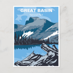 Great Basin Desert vintage travel nevada Postcard