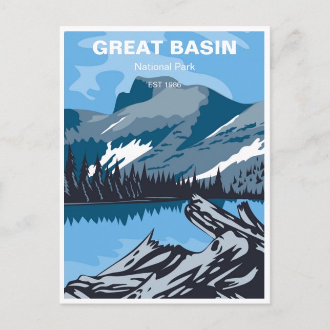 Great Basin Desert vintage travel nevada Postcard (Front)