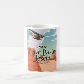 Great Basin Desert vintage travel poster. Coffee Mug