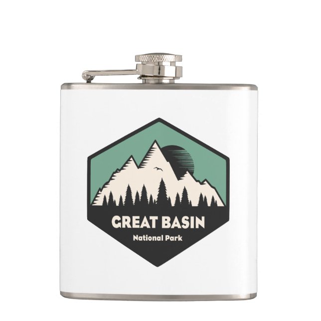 Great Basin National Park Hip Flask (Front)