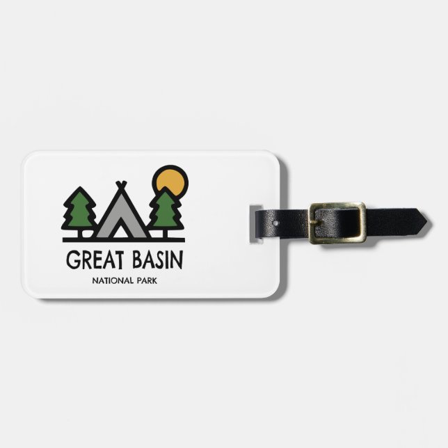 Great Basin National Park Luggage Tag (Front Horizontal)