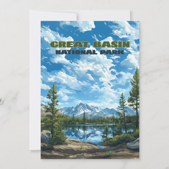 Great Basin National Park Nevada Wheeler Peak (Front)