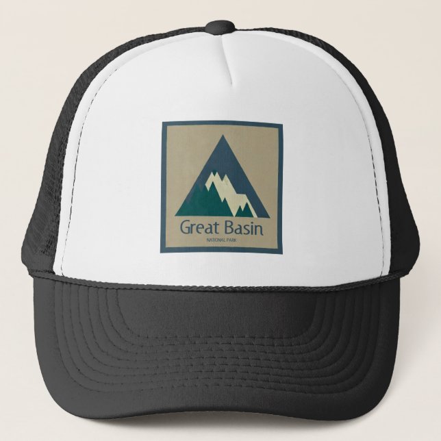 Great Basin National Park Rustic Trucker Hat (Front)