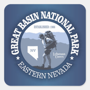 Great Basin National Park Square Sticker