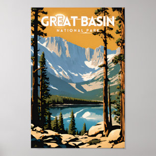 Great Basin National Park Traditional Travel Poster