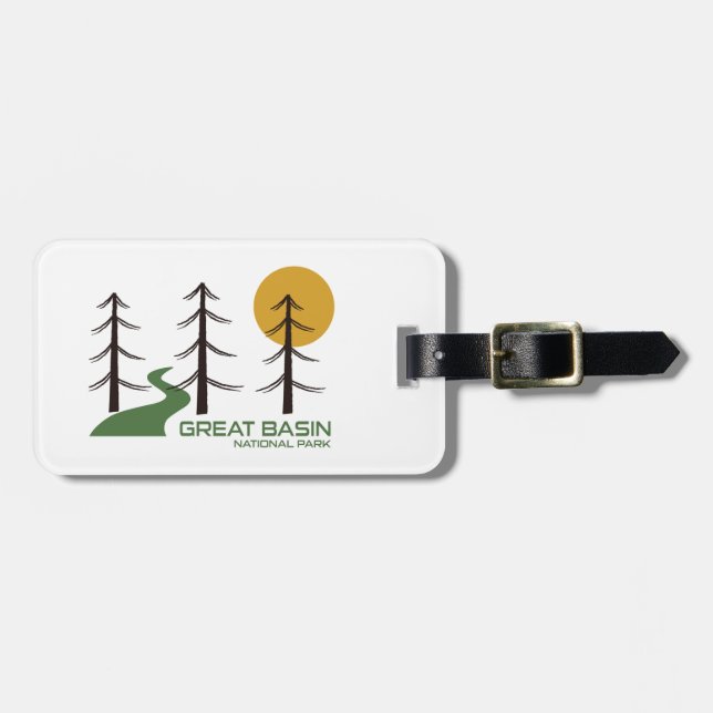 Great Basin National Park Trail Luggage Tag (Front Horizontal)