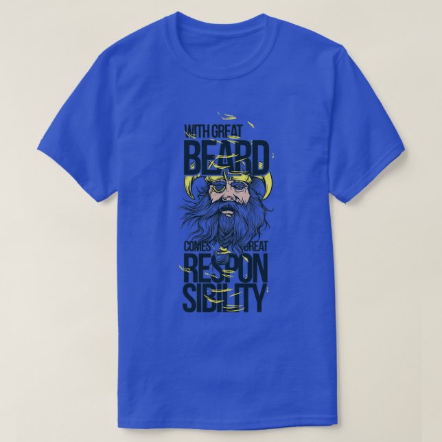 Great Beard T-Shirt (Design Front)